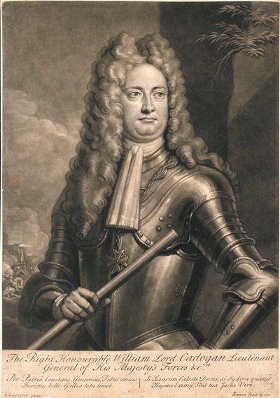 Il Diritto Onorevole William Lord Cadogan, Tenente Generale delle Forze di Sua Maestà da Louis Laguerre