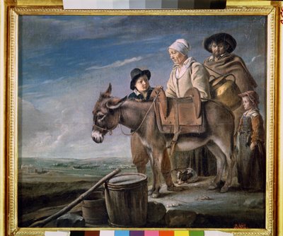 La famiglia della lattaia da Louis le Nain