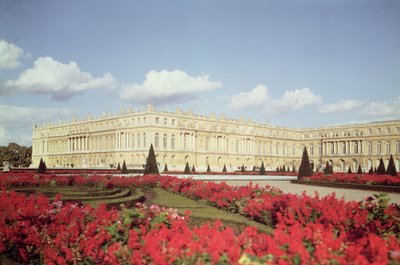 Veduta della facciata del giardino da Louis Le Vau