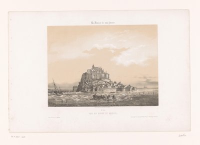 Veduta del Mont-Saint-Michel da Louis Le Breton