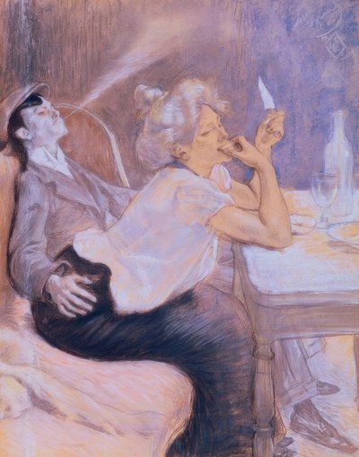 La cena degli apaches da Louis Legrand