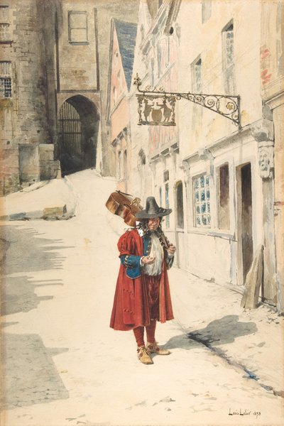 Menestrello errante, Vecchia Norimberga da Louis Leloir