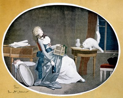 Riproduzione di un dipinto di Louis Boilly. da Louis Leopold (after) Boilly
