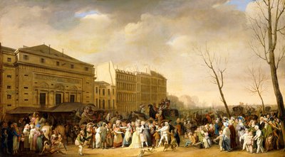 Un carnevale sul Boulevard du Crime da Louis Leopold Boilly