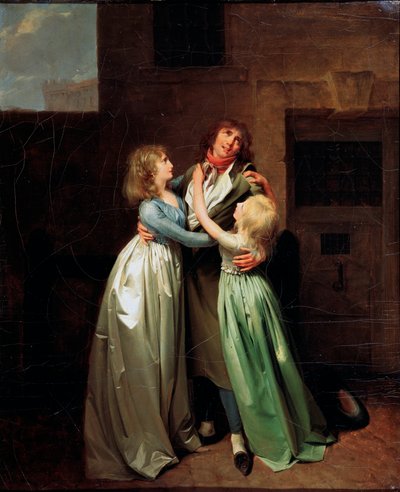 Un addio triste, 1780s da Louis Leopold Boilly
