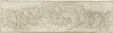 Cuculi sul Quai des Tuileries, circa 1805 da Louis Leopold Boilly