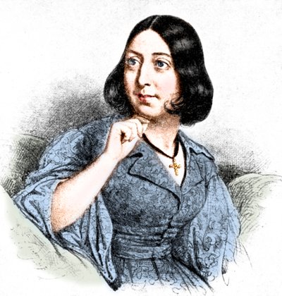 George Sand da Louis Leopold Boilly