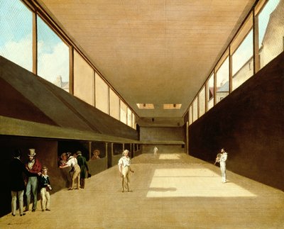 Interno del Jeu de Paume, Versailles da Louis Leopold Boilly