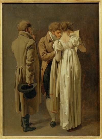 Gli appassionati di stampe ... da Louis Leopold Boilly