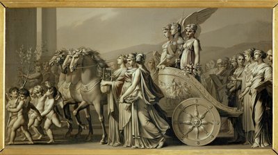 Il trionfo dello zar Alessandro I, o la pace ... da Louis Leopold Boilly