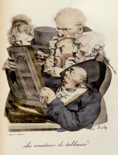 Amanti dei dipinti Incisione di Louis-Léopold Boilly da Louis Leopold Boilly
