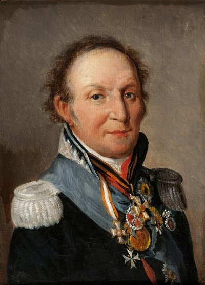 Ritratto del feldmaresciallo conte Ludwig Adolf Peter di Sayn-Wittgenstein-Ludwigsburg 1769-1843 da Louis Leopold Boilly