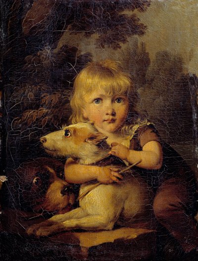 Ritratto di Louis Arnault bambino da Louis Leopold Boilly