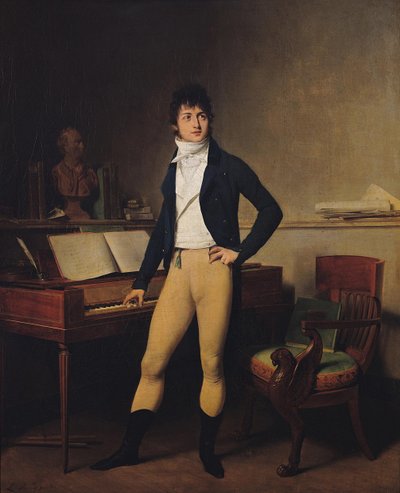 Ritratto del compositore François-Adrien Boieldieu 1775-1834, 1800 da Louis Leopold Boilly