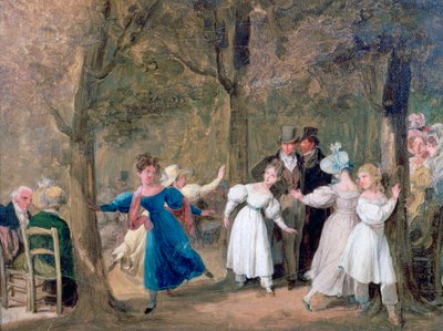 Riunione nei Giardini del Lussemburgo da Louis Leopold Boilly