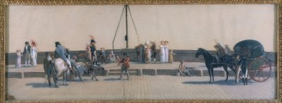 Passaggio del Ponte Reale, circa 1800 da Louis Leopold Boilly