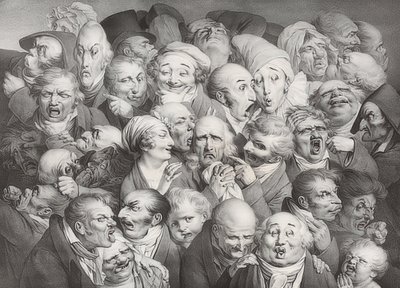 Riunione di 35 teste diverse da Louis Leopold Boilly