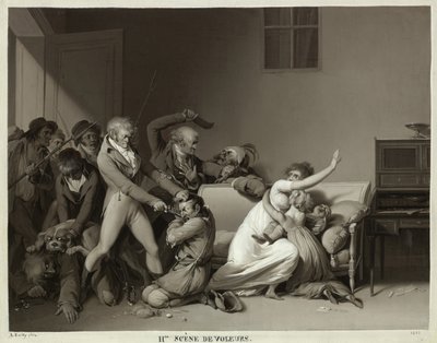 Seconda Scena dei Ladri: I Ladri Arrestati da Louis Leopold Boilly