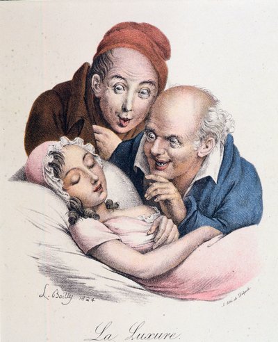 I sette peccati capitali: Lussuria di Boilly da Louis Leopold Boilly