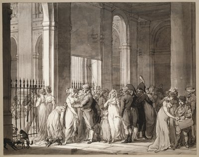 Le arcate al Palais-Royal da Louis Leopold Boilly