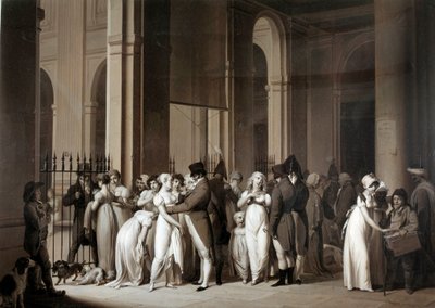 Le gallerie del Palazzo Reale da Louis Leopold Boilly