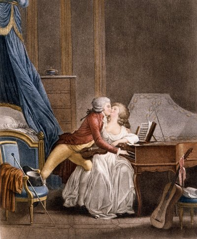 Il preludio di Nina. Incisione di Boilly da Louis Leopold Boilly