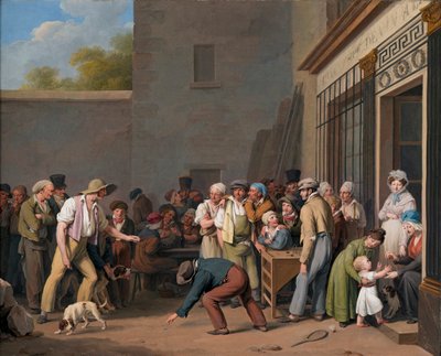 Louis-Léopold Boilly - Il gioco della botte da Louis Leopold Boilly