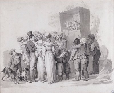 Louis-Léopold Boilly - Il povero gatto (schizzo) da Louis Leopold Boilly