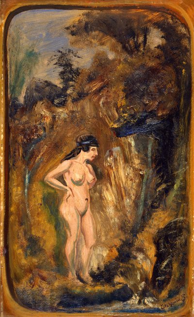 Nudo nella foresta da Louis M. Eilshemius
