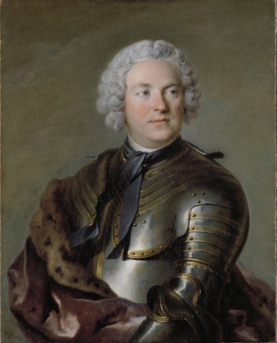 Ritratto di Carl Gustaf Tessin, aristocratico e politico svedese da Louis Tocqué