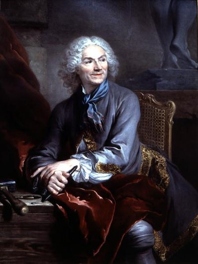 Ritratto di Jean Louis Lemoyne (1665-1755) da Louis Tocqué