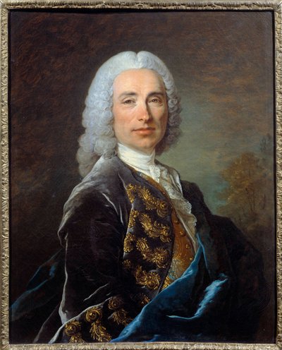 Ritratto del Marchese Nicolas de Luker da Louis Tocqué