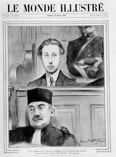 Scena di giudizio. "Eugene Cottin, l