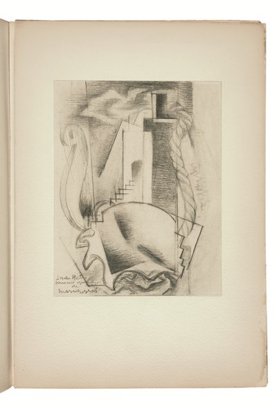 Pagina tratta da Indicateur des chemins de cœur Paris, edito da Jeanne Bucher da Louis Marcoussis