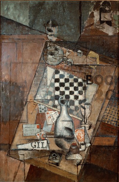 Natura morta con scacchi da Louis Marcoussis