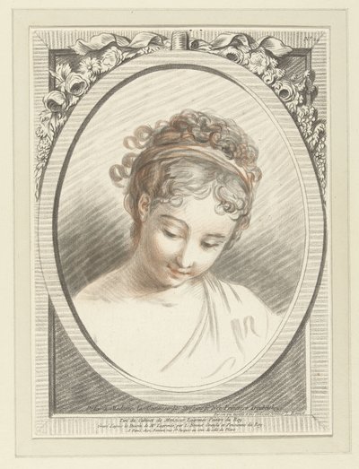 Testa di donna da Louis Marin Bonnet