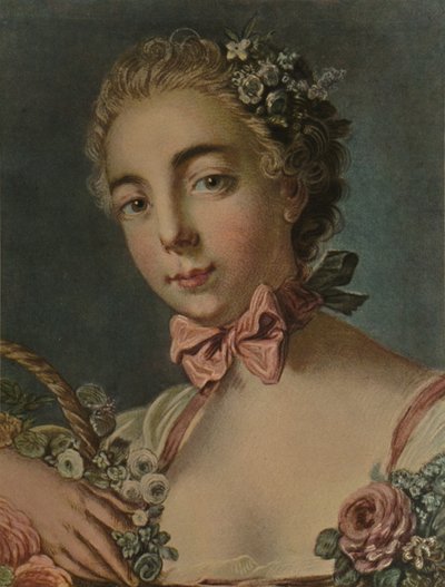 La Tête De Flore Madame Deshayes, 1769, 1913 da Louis Marin Bonnet