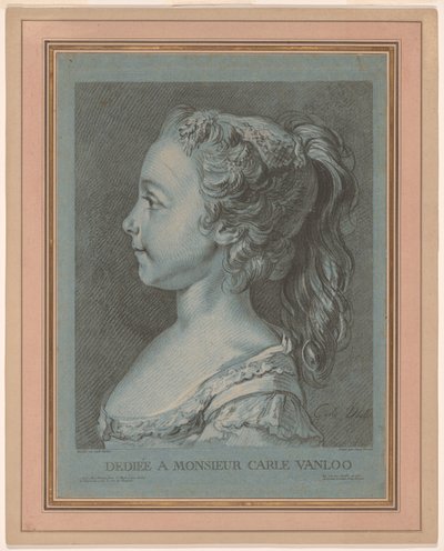 Marie-Rosalie Vanloo da Louis Marin Bonnet