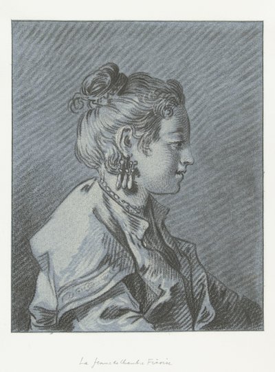 Ritratto di una cameriera finlandese da Louis Marin Bonnet