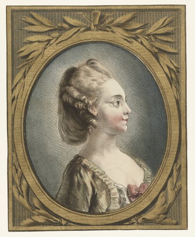 Ritratto di una giovane donna da Louis Marin Bonnet