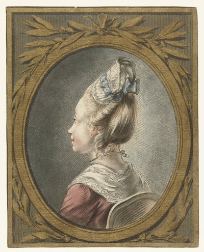 Ritratto di una giovane donna (Tête) da Louis Marin Bonnet
