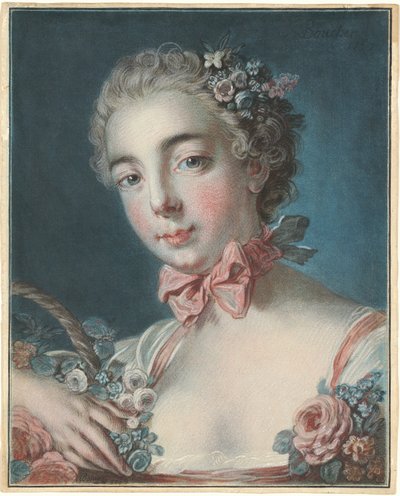 Testa di Flora, 1769 da Louis Marin Bonnet