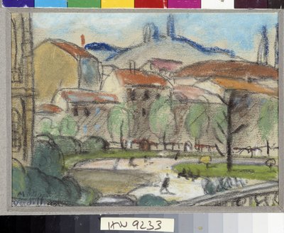 Il giardino pubblico pastello di Louis Mathieu Verdilhan (1875-1928) Menzione obbligatoria: Collezione fondazione regards de Provence, Marsiglia da Louis Mathieu Verdilhan