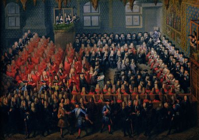 Seduta di giustizia tenuta al Parlamento di Parigi, 12 settembre 1715 da Louis Michel Dumesnil