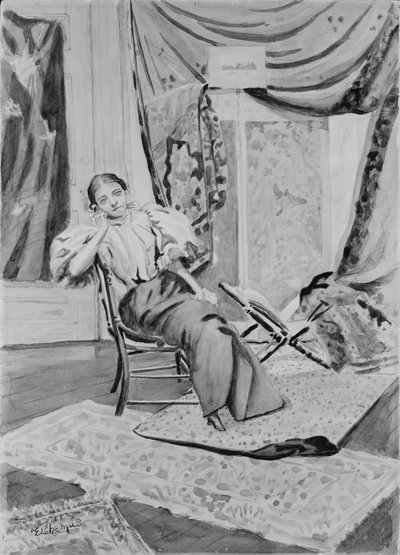 Ragazza sulla sedia da Louis Michel Eilshemius