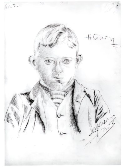 Ritratto di Howard L. Coles, dicembre 1883 da Louis Michel Eilshemius