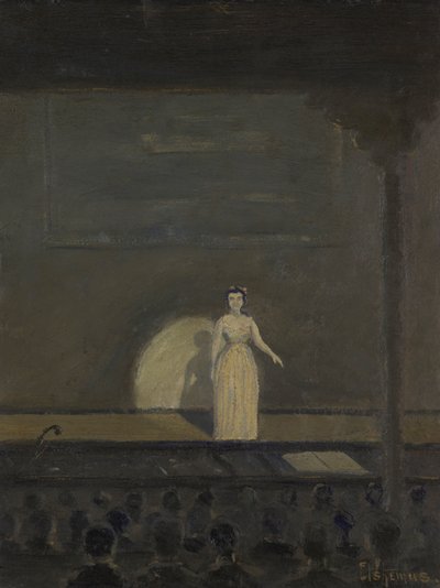 La cantante del concerto da Louis Michel Eilshemius