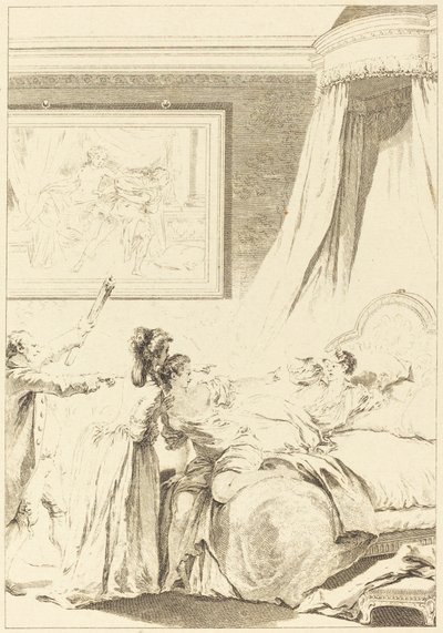 Le gascon puni da Louis Michel Halbou and Antoine Jean Duclos after Jean Honoré Fragonard