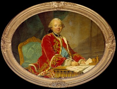 Ritratto di Etienne Francois, Duca di Choiseul Stainville (1719-1785) ministro da Louis Michel van Loo