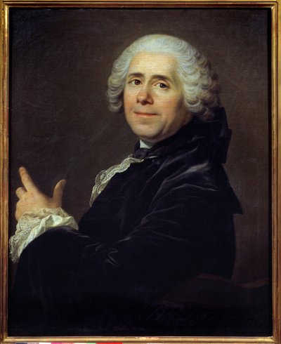 Ritratto di Pierre Carlet de Chamblain de Marivaux (1688-1763) detto Marivaux, scrittore francese - Dipinto di Louis Michel Van Loo (1707-1771) da Louis Michel van Loo